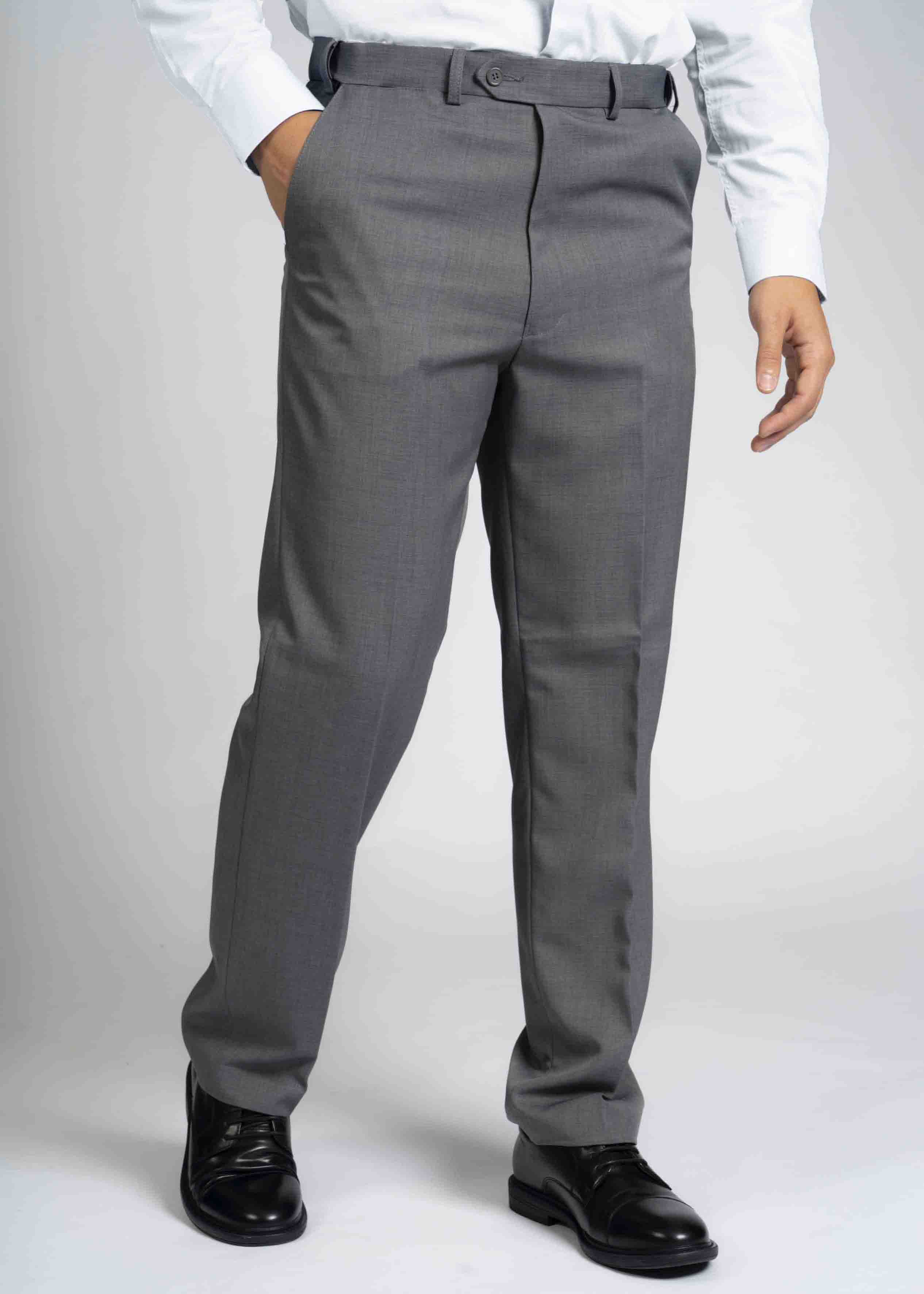High Quality Warm Fleece Dress Pants Men's Formal Solid - Temu